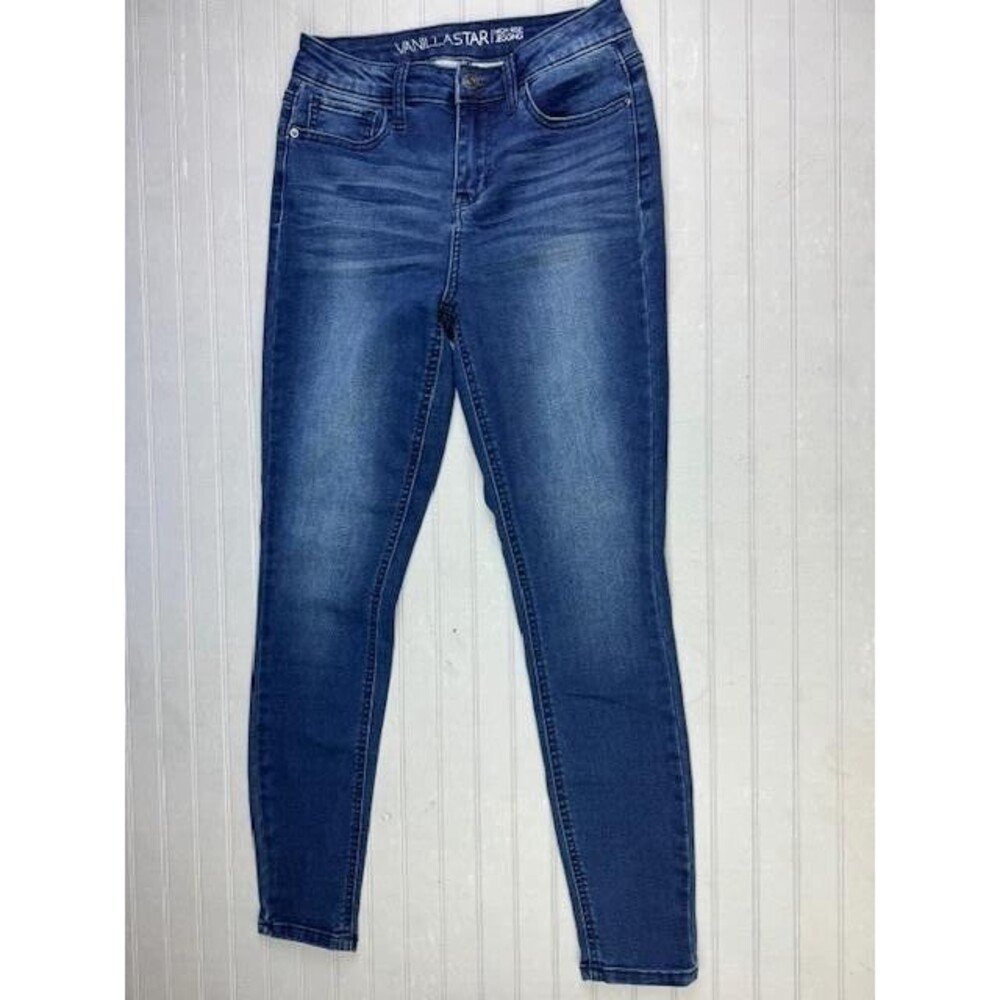 Vanilla Star Size 3 Womens Jeans Jegging High Rise Stretch Dark Wash